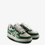 Green sneakers, side view