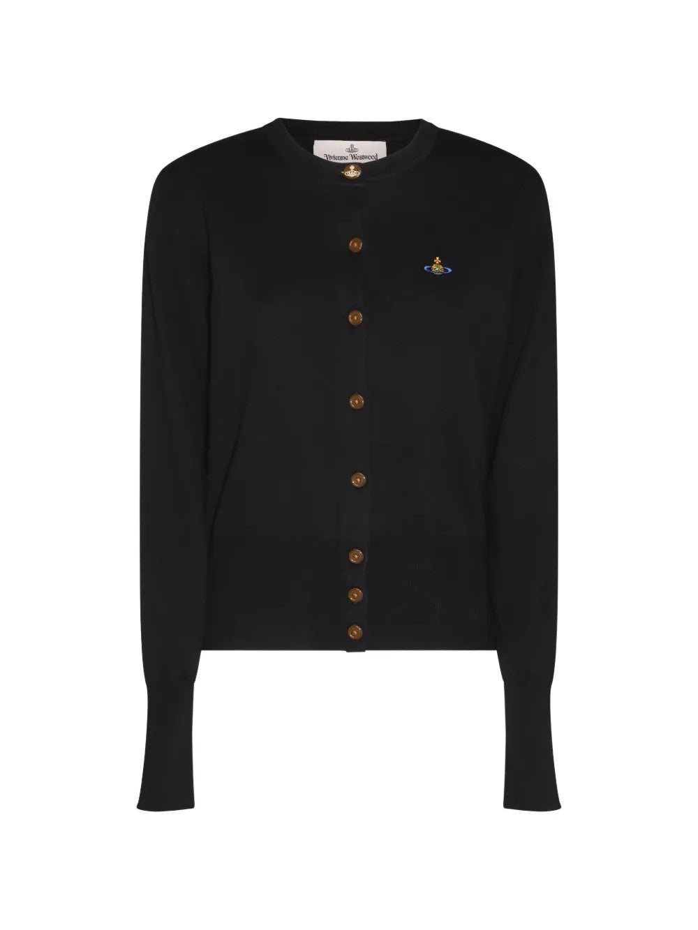 Black knitwear, front view