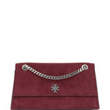 Burgundy bag, front view