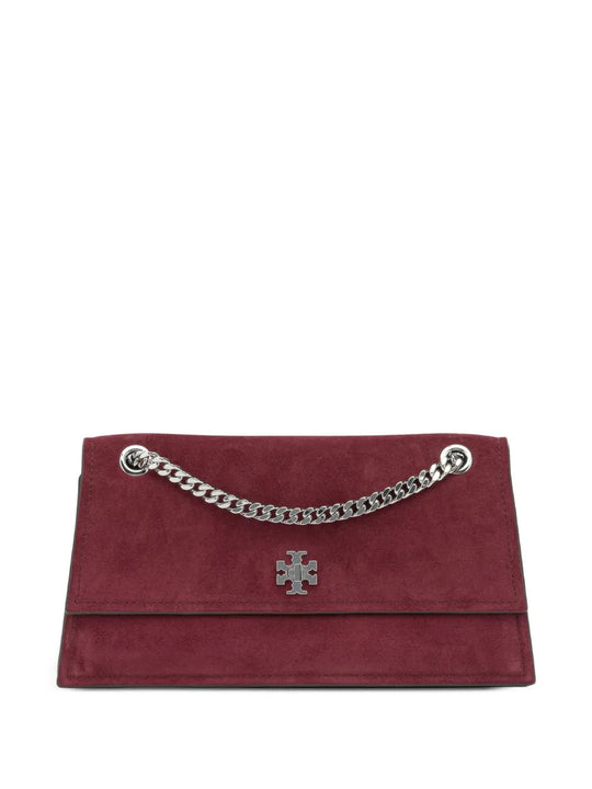 Burgundy bag, front view