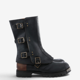 Black boots, side view