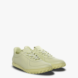 Green sneakers, front view