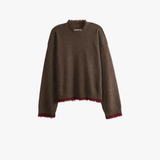 Brown top, front view