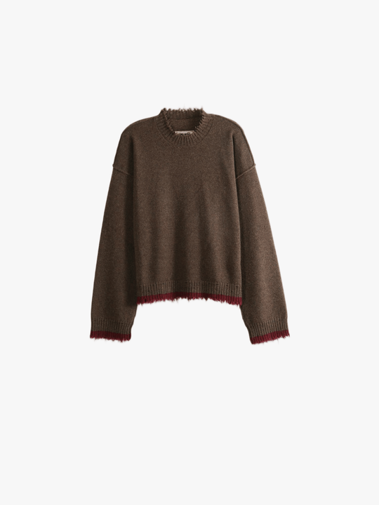 Brown top, front view