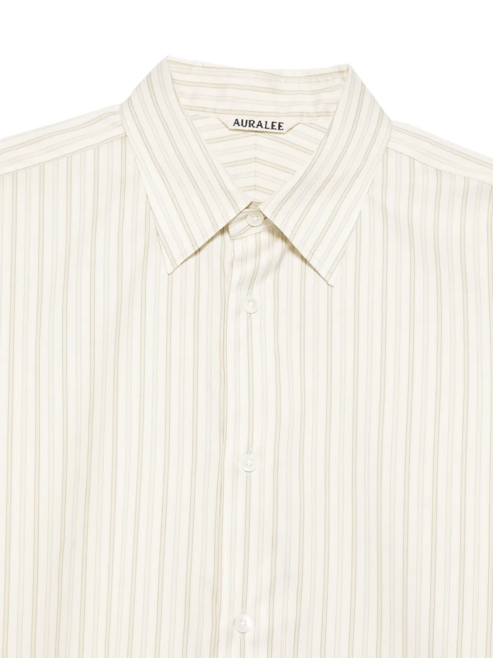 AURALEE - Men Cotton Silk Stripe Shirt – Atelier New York AURALEE - Men Cotton Silk Stripe Shirt – Atelier New York