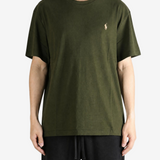 Green t-shirt, full body view