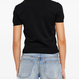 ALEXANDER WANG - Women Crewneck Hotfix Logo Short Sleeve