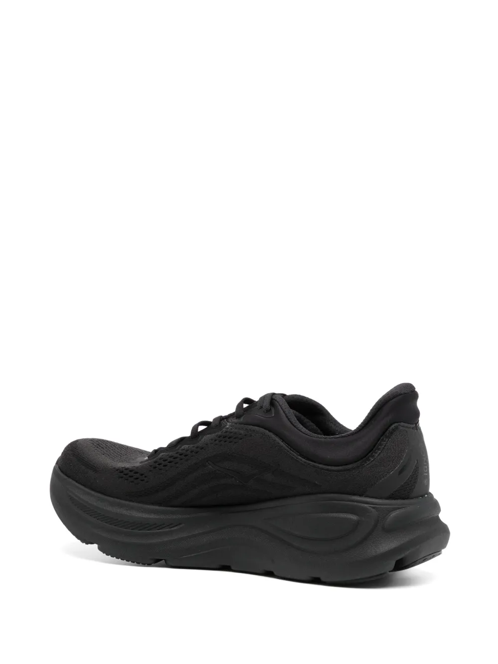 Black sneakers, side view