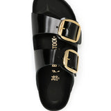 Black sandles,top view