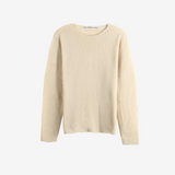 Tan knitwear, front view