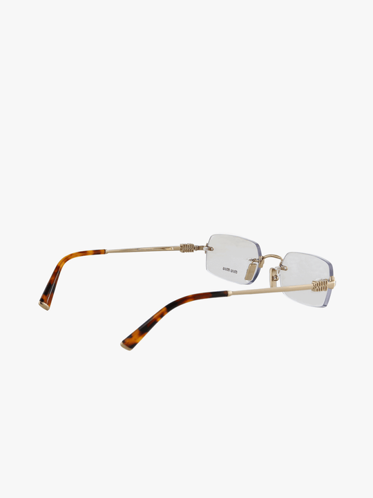 Tan eyewear, front view