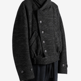 Black jacket, front view