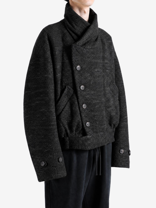 Black jacket, front view