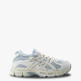 Blue shoes, side view