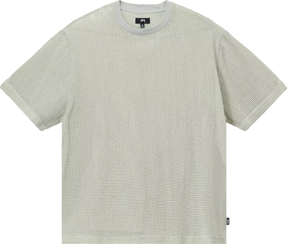 STUSSY - Men Cotton Mesh Short-Sleeve Crew Tee