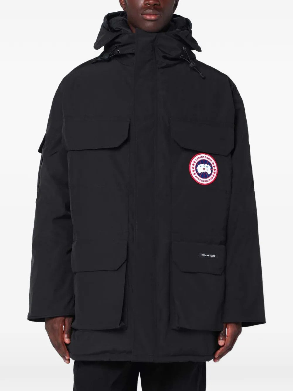Black jacket, full body view