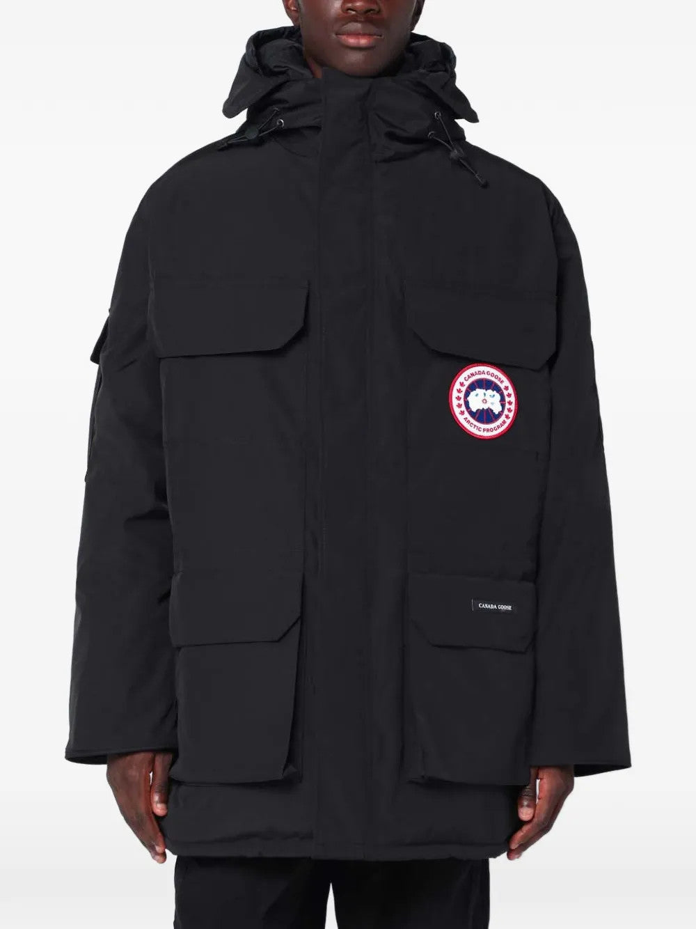 Black jacket, full body view