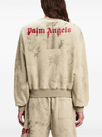 PALM ANGELS - Men Pencil All Over Crew Sweatshirt