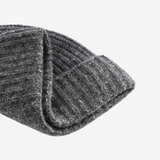 Close up of Grey hat, showing detail