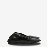 Black sneakers, front view