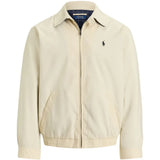 Tan jacket, front view