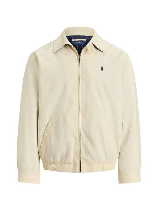 Tan jacket, front view