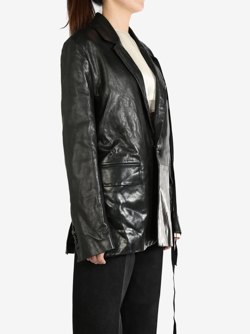 ANN DEMEULEMEESTER - Women Elin Asymmetric Closure Tailored Jacket