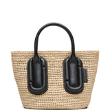 Tan bag, front view