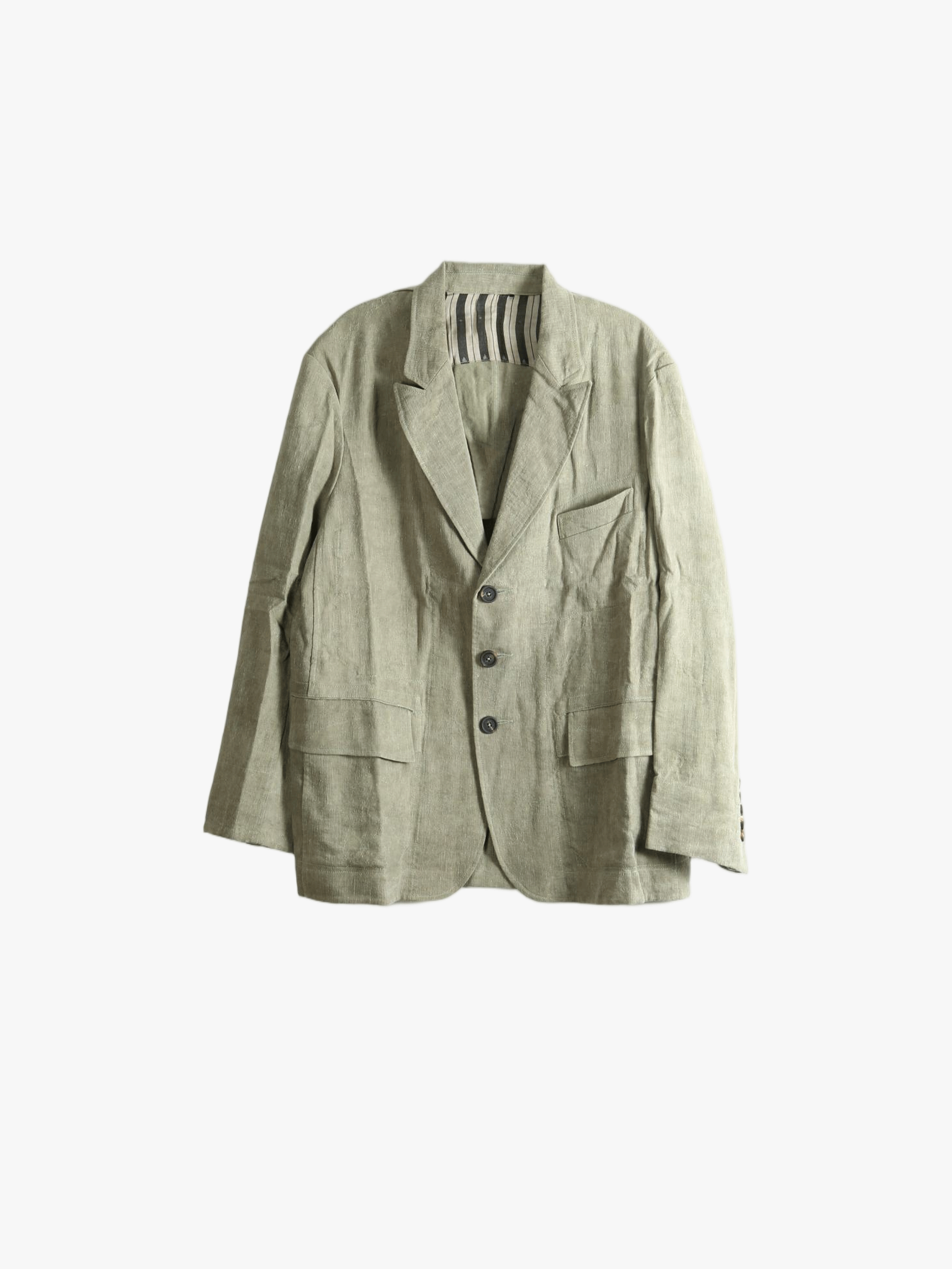Green jacket, front view