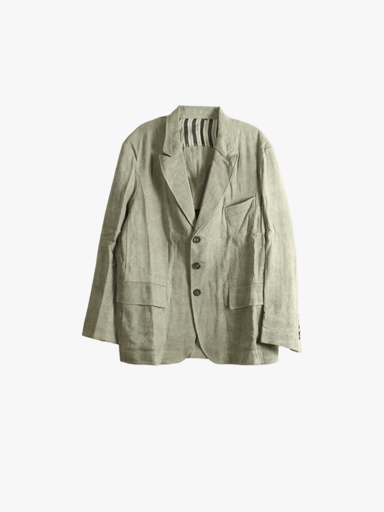 Green jacket, front view