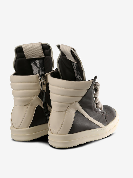 Black sneakers, back view