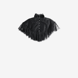 Black scarf, front view
