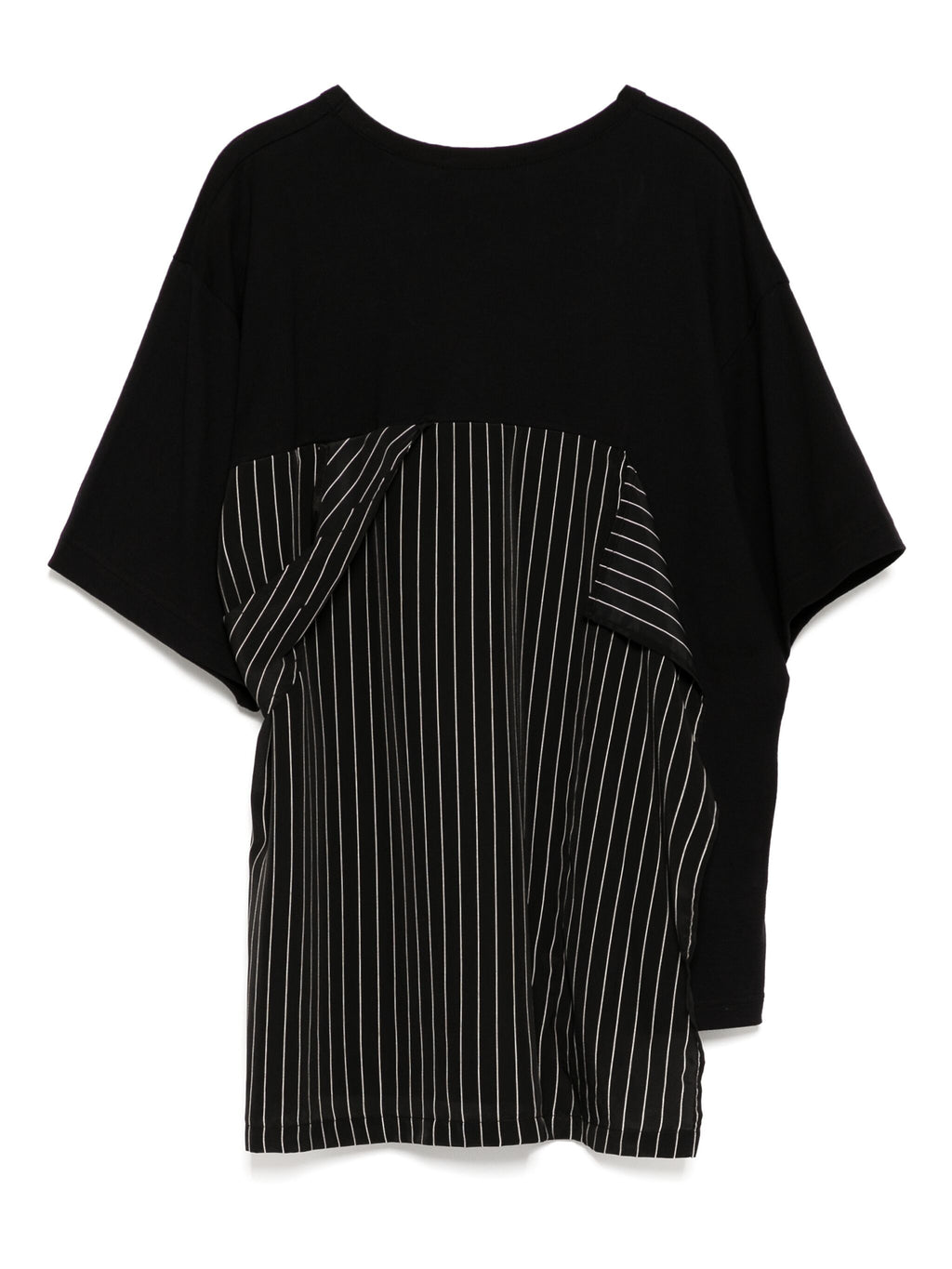 Y'S - Women Front Gathered Stripe T-shirt