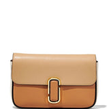 Tan bag, front view