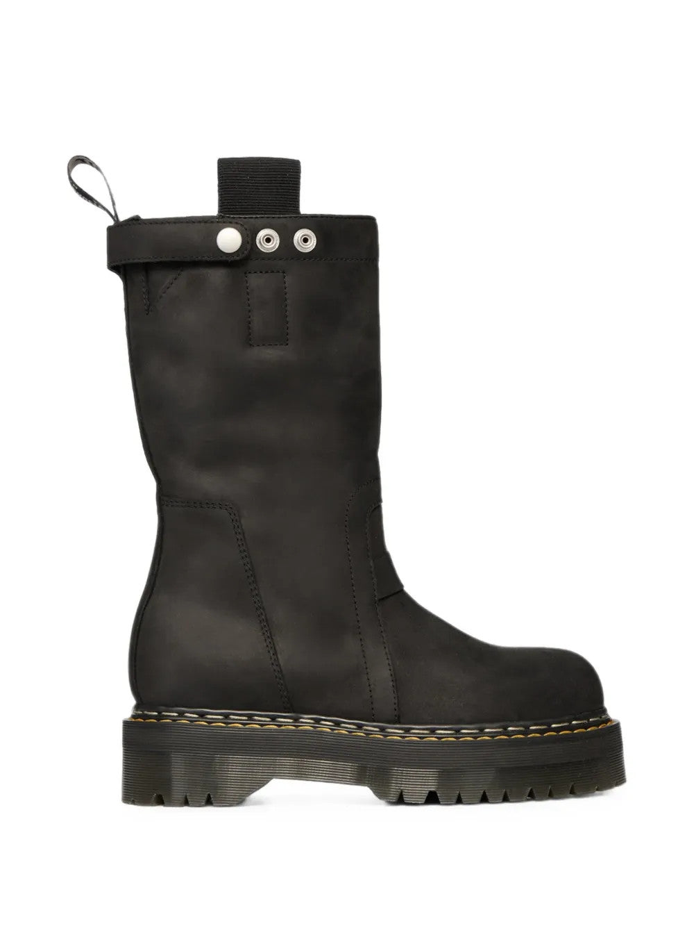 Black boots, side view