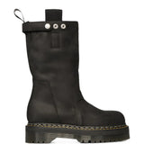 Black boots, side view