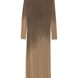 Green dress, front view