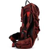 Burgundy bag, front view