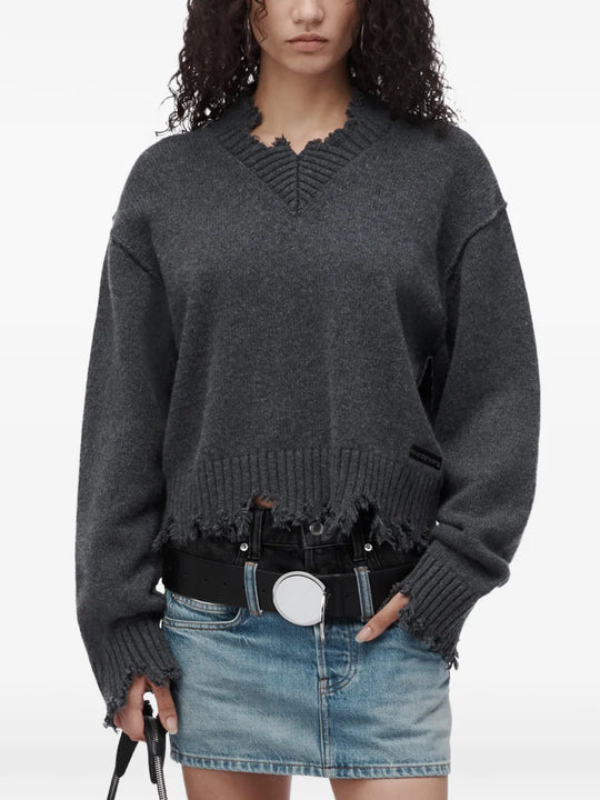 Grey hoodie, front view