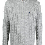 Grey sweater, front view