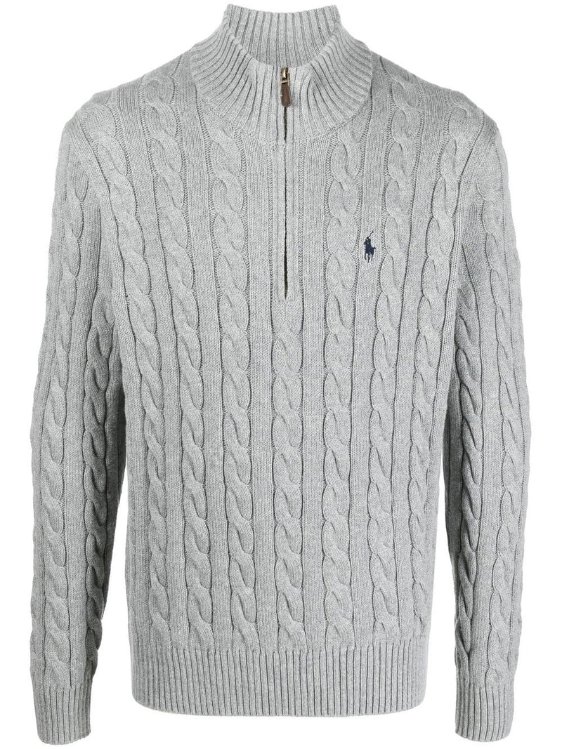 POLO RALPH LAUREN - Men Cotton LS Zip Sweater