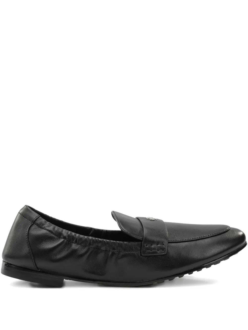 Black loafer, front view