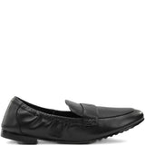 Black loafer, front view