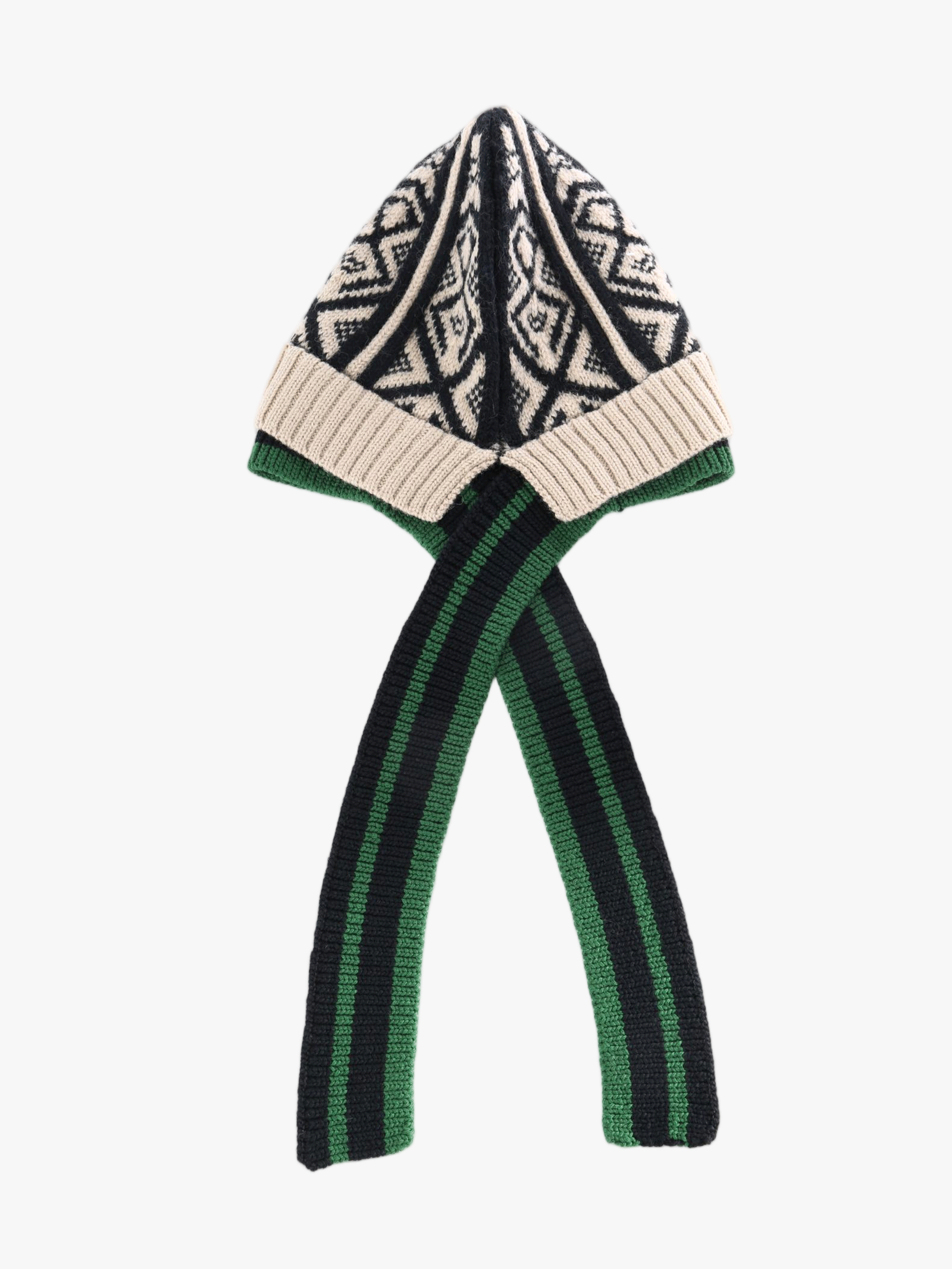 Green hat, front view