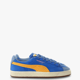 Blue shoes, side view