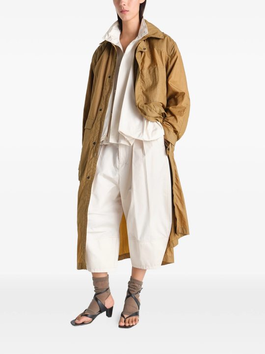 Brown jacket,full body view