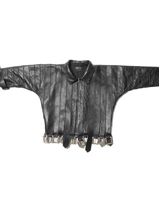 Black jacket, front view