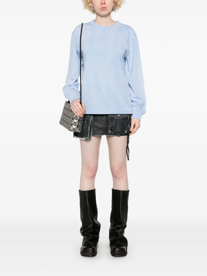 T BY ALEXANDER WANG - Women Essential Puff Logo Jersey Long Sleeve Tee