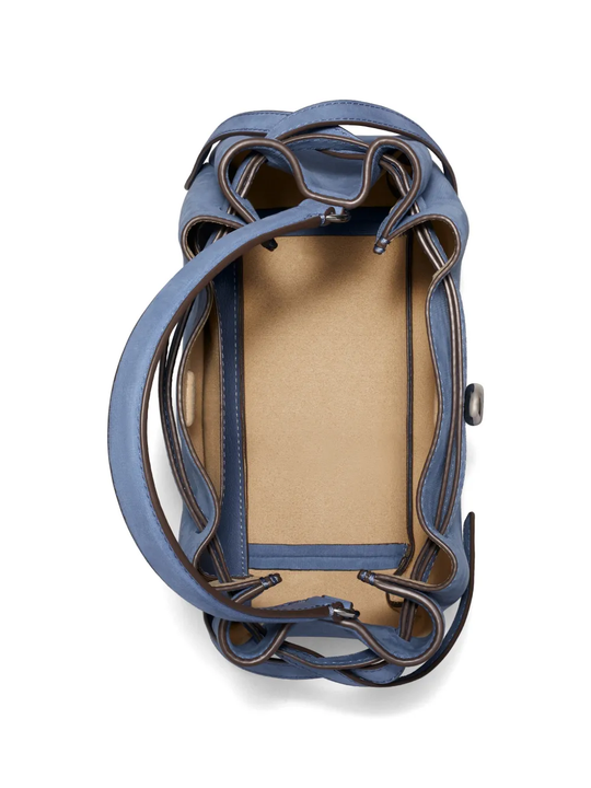 Blue bag, front view