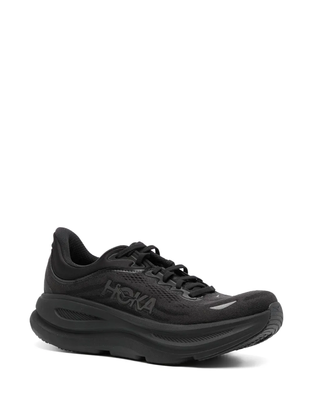 Black sneakers, side view